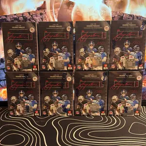 Break 416 8 Box Break - 8x 2025 Topps Signature Football Blasters PYT Break