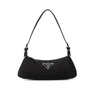 Baguette-Style Women's Shoulder Bag — Minimalist & Elegant Underarm Carry, Niche & Sophisticated Crossbody