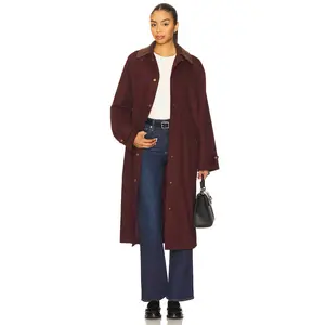 Line & Dot Chelsea Jacket in Bordeaux