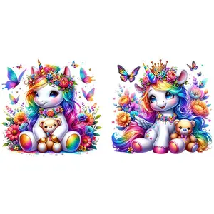 16 oz Uv Dtf Cup Wrap Unicorns 897