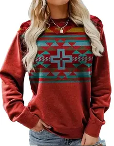 Womens Aztec Pullover