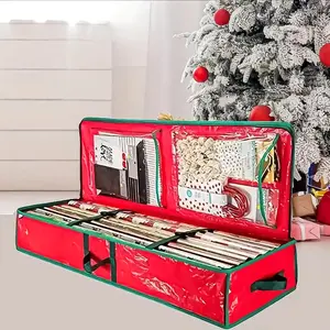 Christmas Storage Bag – Waterproof, Dustproof & Sunproof Organizer | Large Capacity Bag for Storing Christmas Tree, Wreath, Ornaments & Gift Wrap | Holiday Decoration Storage Solution, Reusable Xmas Storage Tote