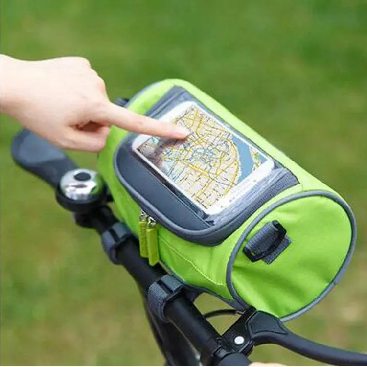 Multifunctional Mountain Bike Supplies Storage Bag Single Shoulder Crossbody Bag Bike Touch Screen Navigation Riding Bags