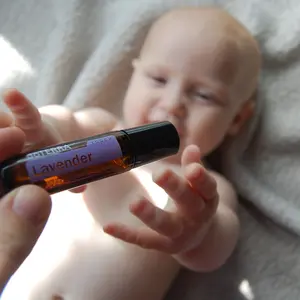 Calm Mama, Calm Baby, Calm Skin Lavender Touch Roller a premixed with coconut oil rollerbottle aromatherapy applicator