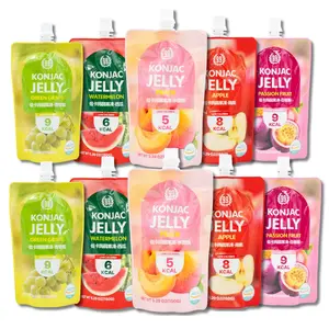 99Ranch Drinkable Konjac Jelly Low Calories (Watermelon / Peach / Apple / Green Grape / Passion Fruit) 5.29 oz