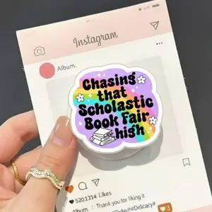 Chasing That Book Fair High Phonegrip, 90s Phonegrip, Nostalgic Phonegrip, Gift for Her, Gift for Him, Millennials Phonegrip, Book Reader