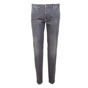 Dsquared² Gray Cotton Jeans & Pant