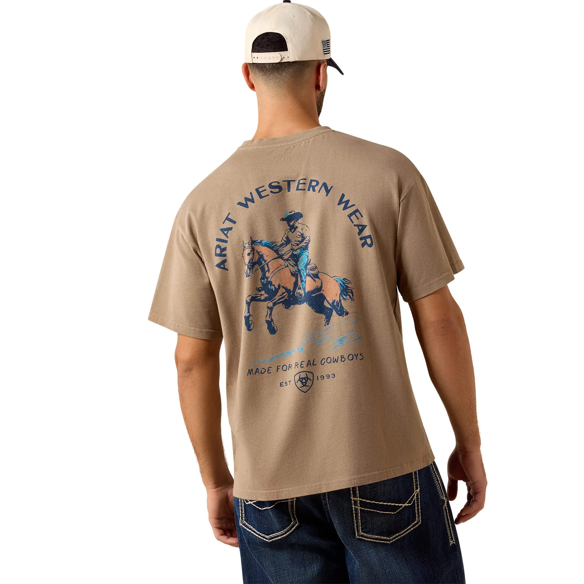 Men's Real Cowboy ToughStock Boxy T-Shirt