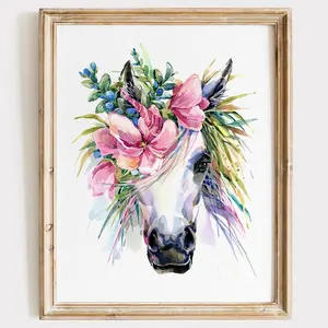 Unicorn Wall Decor Art Print - Unframed - 8x10s |   Enchanting and Whimsical Design |   Adding Fantasy and Charm to Kids' Rooms, Nurseries, or Playrooms - Wall Art for Unicorn Lovers and Dreamers