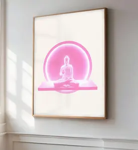 Buddhism Poster, Buddha Poster, LA poster