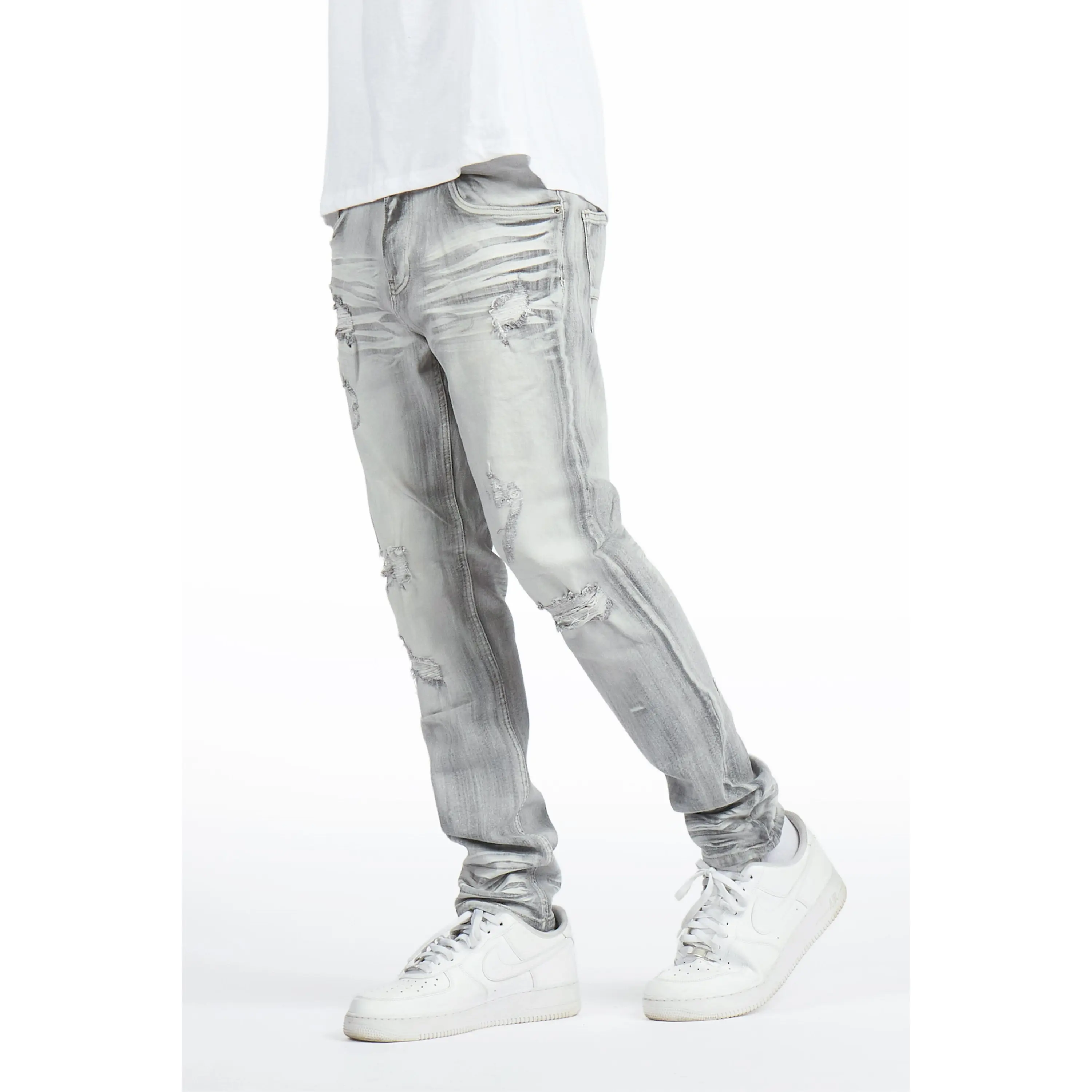 Enzi Grey Slim Fit Jean
