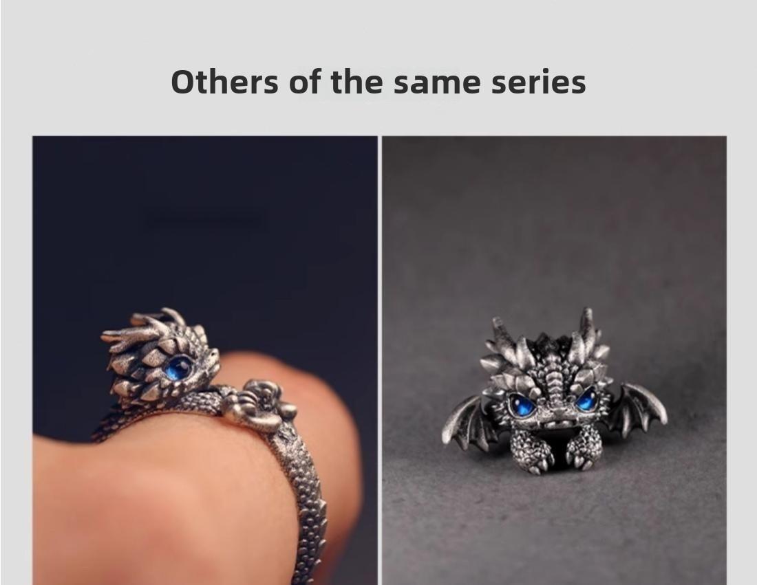 Cute Dragon During Retro Exquisite Couple Sterling Silver Necklace During Party Fashion July, Daily Clothing Decoration