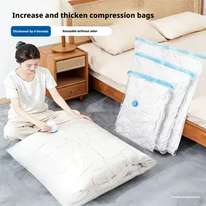 6pcs-Travel Vacuum Compression , Space-Saving for Clothes & Travel Essentials, Zipper Design, Outdoor Packing, Handheld Storage Bags, Christmas Set, Waterproof & Reusable, Ideal for Carry-On & Suitcase Clothing Organization. foldable large capacity gift