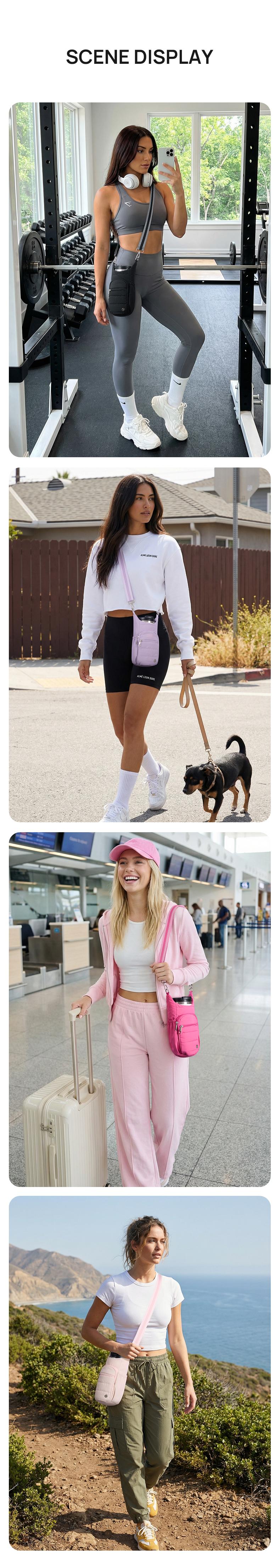 【Telena】 Crossbody Bags for Women and Men Cellphone Wallet Water Bottle Carrier Bag with Strap portable for Walking, Hiking, Cycling, Running Great Gift Purse Travel Essential #TikTokShopBlackFriday 【Telena】 Crossbody Bags for Women and Men Cellphone Wallet Water Bottle Carrier Bag with Strap portable for Walking, Hiking, Cycling, Running Great Gift Purse Travel Essential #TikTokShopBlackFriday