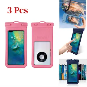 Waterproof phone pouch, touch-screen compatible, compatible with multiple models, suitable for outdoor swimming, photography, rafting, and diving
