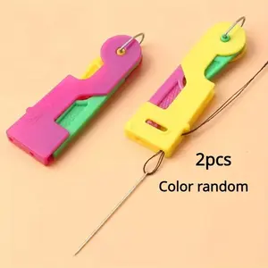 2 pieces of automatic needle and thread tools - Sewing machine thread tools, quick and convenient - Suitable for the elderly, people with poor eyesight, etc.