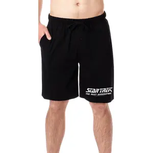 Star Trek The Next Generation TNG Mens' TV Show Logo Sleep Pajama Shorts