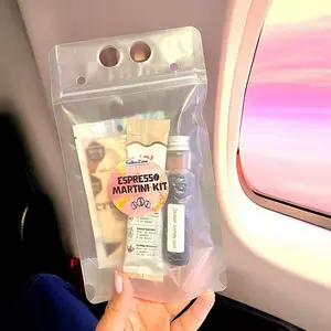 “On The Go” Espresso martini cocktail kit in sealed drink packet.