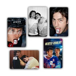 Heated Rivalry Card Skin | Shane Ilya Hockey Romance Debit Sticker | BookTok Rivals to Lovers Gift