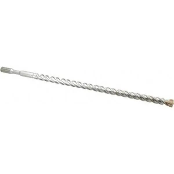 DeWALT Single Carbide-Tipped Spline Shank Rotary & Hammer Drill Bit - 7/8" Dia, 17" Usable Length, 22" OAL, Long Reach, Ideal for Concrete/Rock Drilling (DW5753)