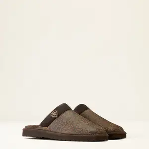 Ariat Men's Silversmith Embossed Tooling Square Toe Slipper