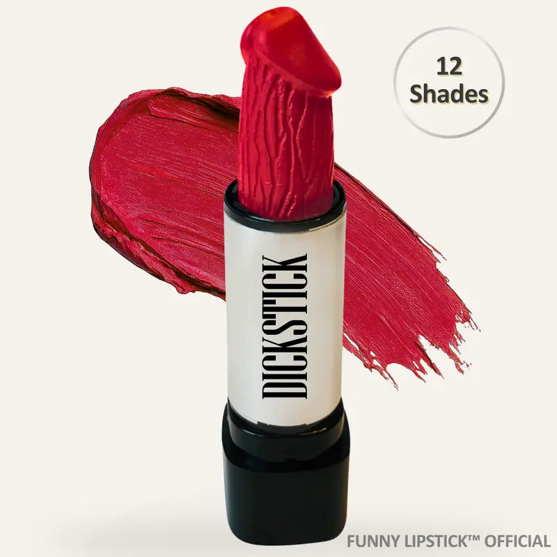 Funny Lipstick DStick | Happy Galentine's Day | Anti-Valentine's Day Collection | Flirty, Long-Lasting, Hydrating Lipstick | Bold Color, Hilarious Gag Gift for Women | Fun Gift Ideas for Single Ladies | Paraben-Free