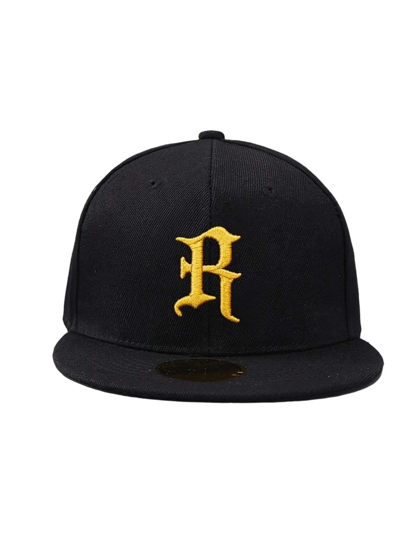 Unisex R Letter Embroidery Hip-Hop Cap, Fashionable Sports Baseball Cap, Adjustable Snapback Casual Hat, Suitable for All Seasons, Travel, Beach, Party, Embroidered Snapback Adjustable