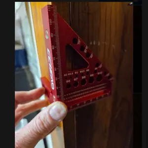 3D Multi-Angle Carpenter Square Scriber, Drawing Line Ruler, Measuring Ruler, High-Precision Woodworking Square Protractor for Carpenters, Construction, Craftsmen and DIY #TOP PICKS