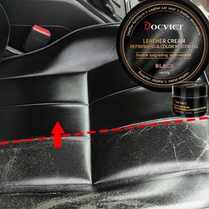 Leather Surface Repair Kit, Scratch & Fade Fix, Shoe Head Wear, Bag Restoration, Sofa Leather Care, Color Restore Cream, 50g