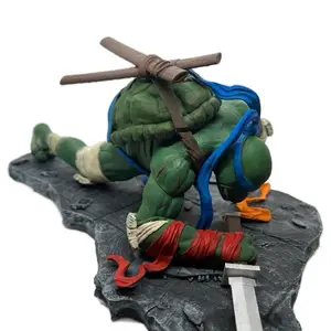 TMNT Leonardo Last Ronin Battle Statue
