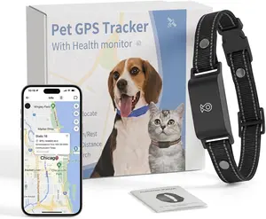 KOATLIFE GPS Dog Collar - Wireless Pet Safety Smart Tracker SIM INCLUDED- Real-Time Unlimited Range Location Tracking - Waterproof IP67 Durable Design - Secure Geo-Fencing & Activity Monitor for All Dog Breeds