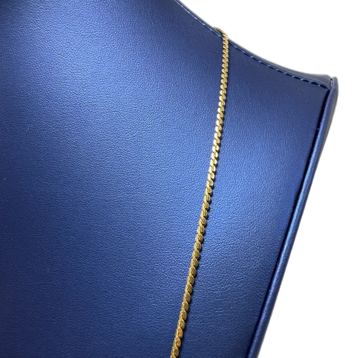 Eye Catching 24" 18k Solid Yellow Gold Fancy Link Chain Necklace