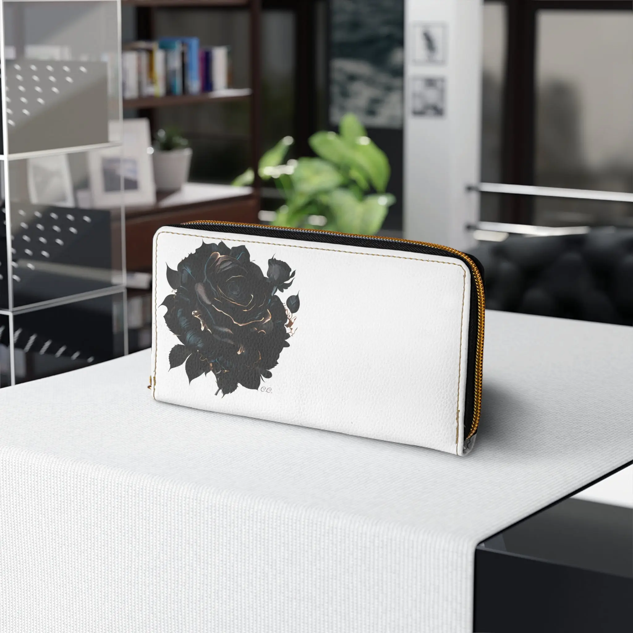 Black Rose Wallet