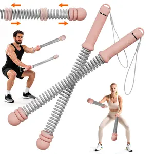 New Upgraded Weighted Cordless Battle Ropes, Quiet Ropeless Training Rope for Home Gym, Portable Fitness Equipment for Indoor and Outdoor Workouts, Suitable for Women and Men