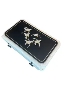 VORTEX COOLER PADS Black/Tan Mat Cupped Ducks Logo Fits Yeti Tundra Cooler Lid Easy Peel Stick Application 3M Adhesive UV Stable Stain Resistant Weather Resistant