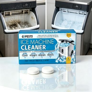 Ice maker cleaner and descaler, upgraded formula, suitable for cleaning household ice makers.Kitchen-safe descaling tablets, suitable for all types of household ice makers. machine