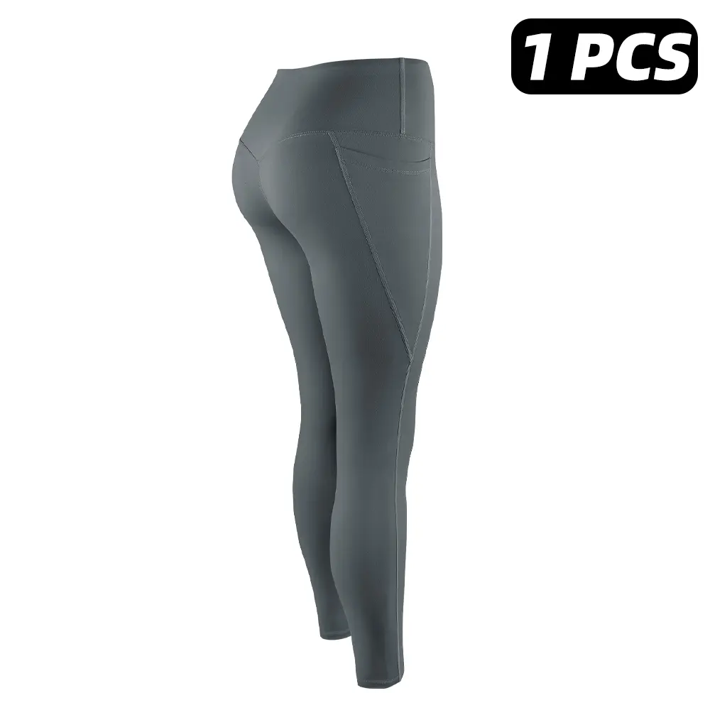 【no fleece】1PC - Legging - Gray