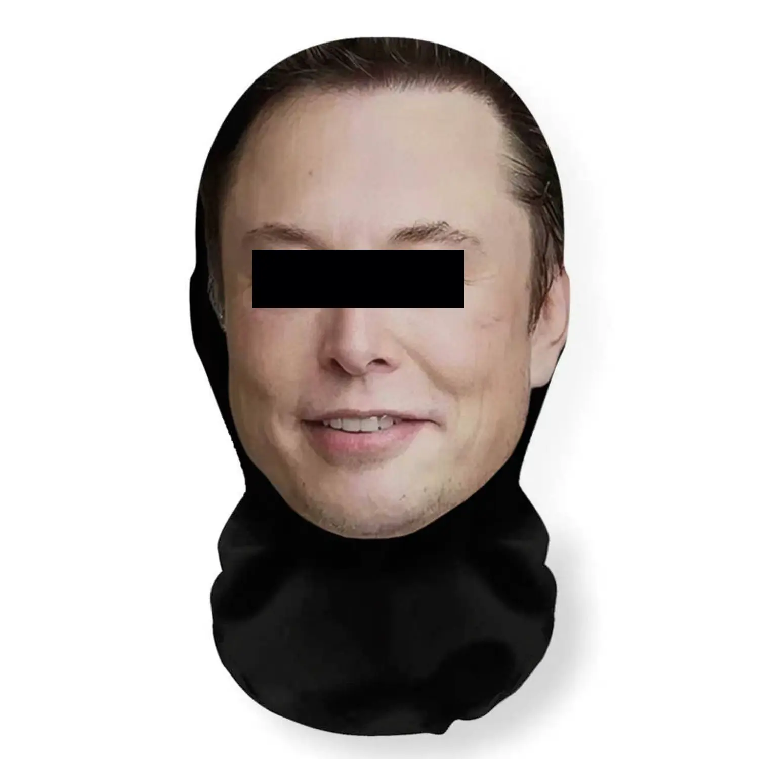 Realistic 3D Mesh Celebrity Face Mask & Headpiece Breathable Ultra-Fine Fiber Super-Stretch Fit Funny COSPLAY Prop Novelty Mask for Costume Parties Halloween Cosplay Events