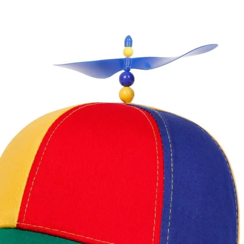 Unisex Propeller Baseball Cap Funny Adjustable Hat with Satin Lined Interior Sun Protection Novelty Aesthetic Cap for Travel Outdoor Festival Party and Daily Wear tiktokshopspringglowup