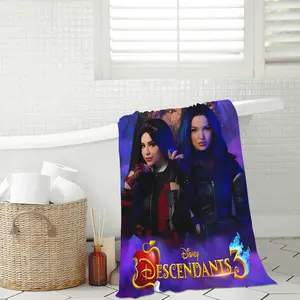 Quick Dry Microfiber Beach Towel with Vibrant Character Design, Soft Absorbent and Lightweight for Beach Pool Camping Outdoor, Rectangular Towel