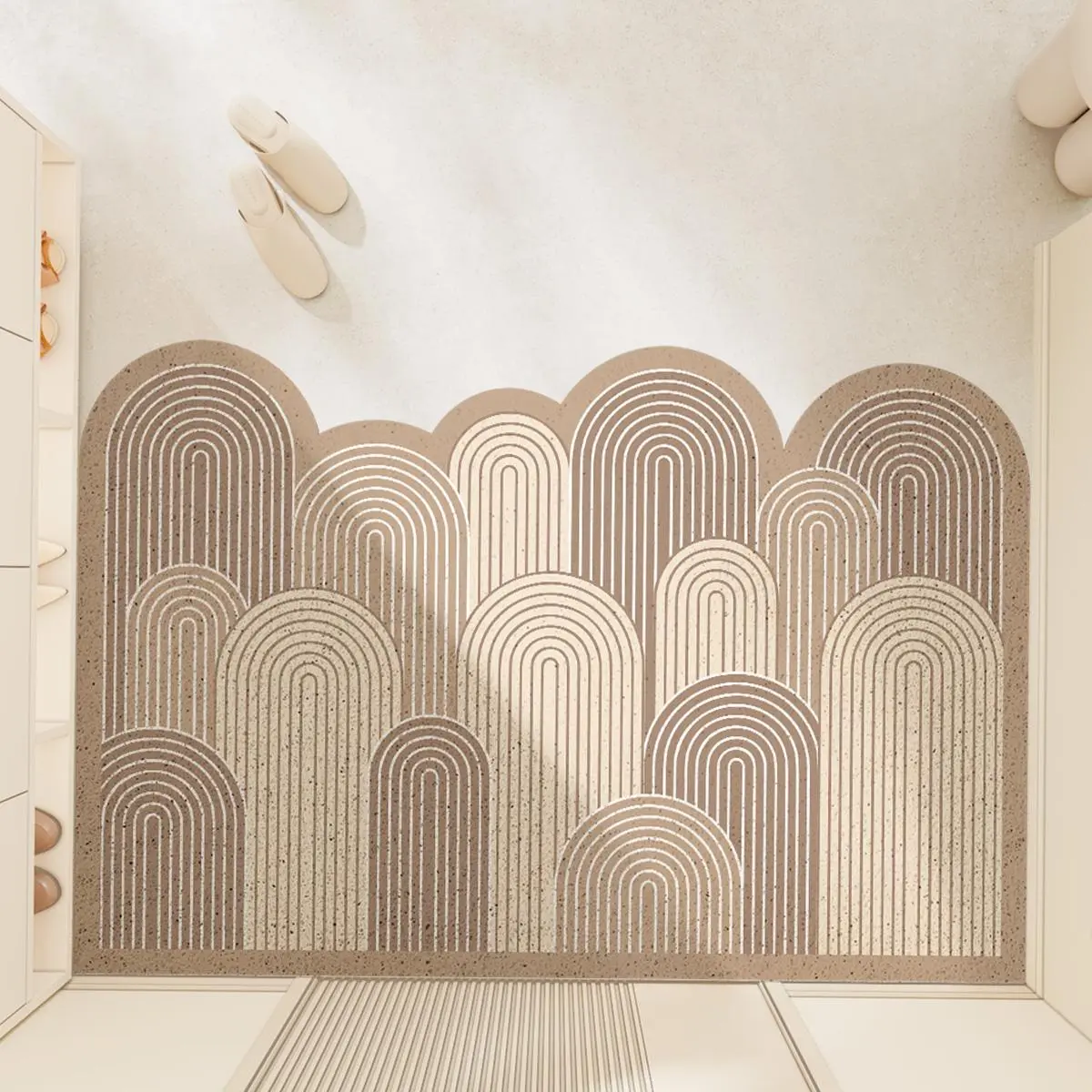 Creative Arch Design Door Mat, 1 Count Non-slip Door Entrance Mat, Entryway Mat, Entrance Doormat, Decorative Carpet for Home Living Room Bedroom Restaurant, Room Decor, Decorative Area Rug