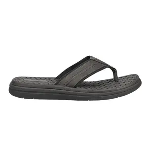 London Fog Mens Anthony Flip Flops Casual Sandals Casual - Grey