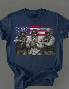 Captured Live Maduro Nicolas Graphic Crewneck Shirt Sweatshirt Hoodie Unisex Fabric Cotton