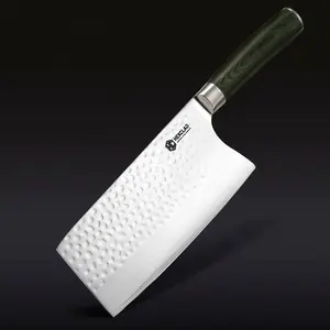 Damascus Steel Cleaver, 7" Damascus Steel Cleaver, 7"