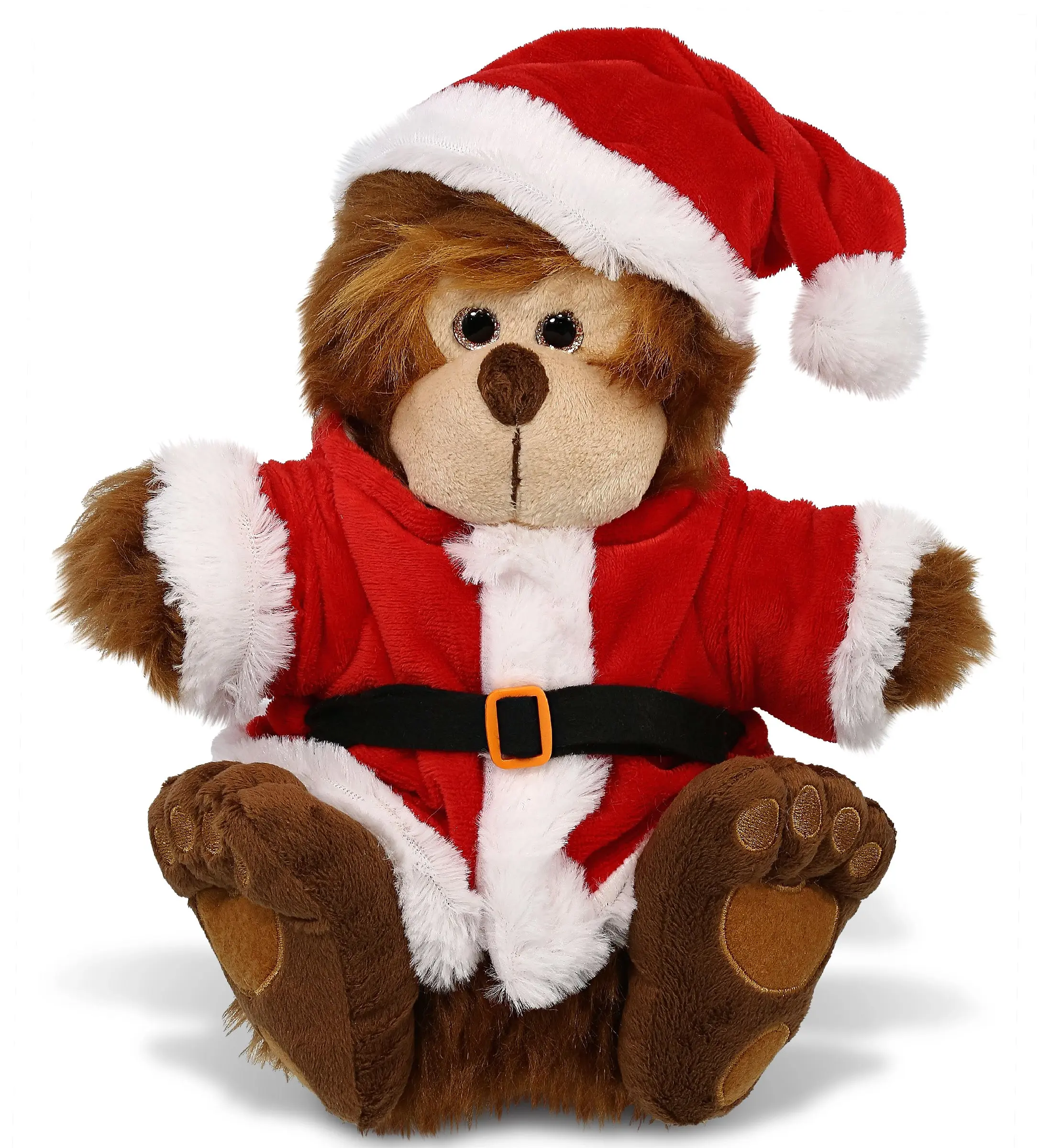 PLUSH SANTA - SUPER-SOFT PLUSH HAND PUPPET - BIG FOOT