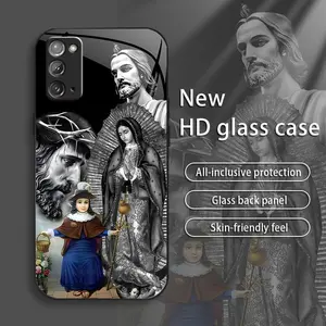 Suitable for [Galaxy Note20] Jesus New stylish high quality glass protective case affordable anti-drop anti-fingerprint-888