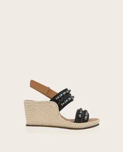 GENTLE SOULS - Evora 2 Leather Espadrille Wedge
