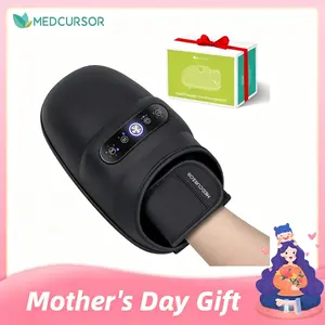 Medcursor mothersdaygift Hand Massager Cordless with Heat for Hand Relax 6 Modes 6 Intensities 3 Timers Airbag Pressure Massage for Sensitive Skin Gifts for Women Men - Relaxing