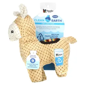 Spunky Pup Clean Earth Collection, Llama, 1 Toy