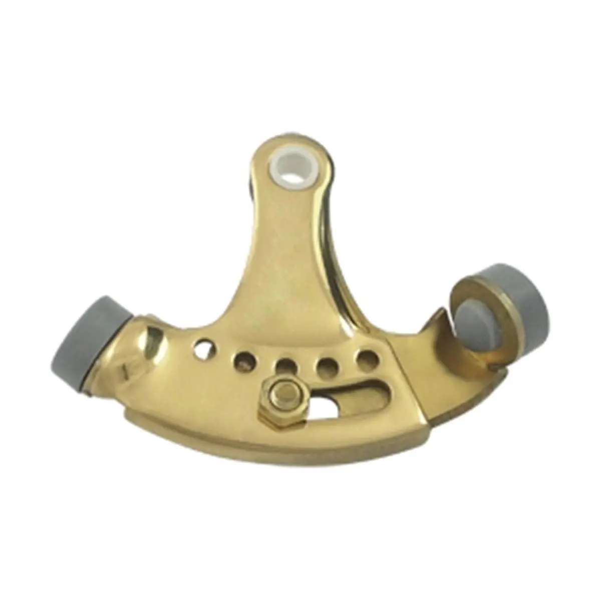 Deltana HPA69U3 Adjustable Hinge Mounted Pin Stop- Bright
